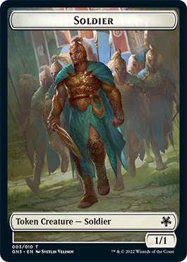 Soldier // Elf Warrior Double-Sided Token [Game Night: Free-for-All Tokens] - PokeCharles PokeStore