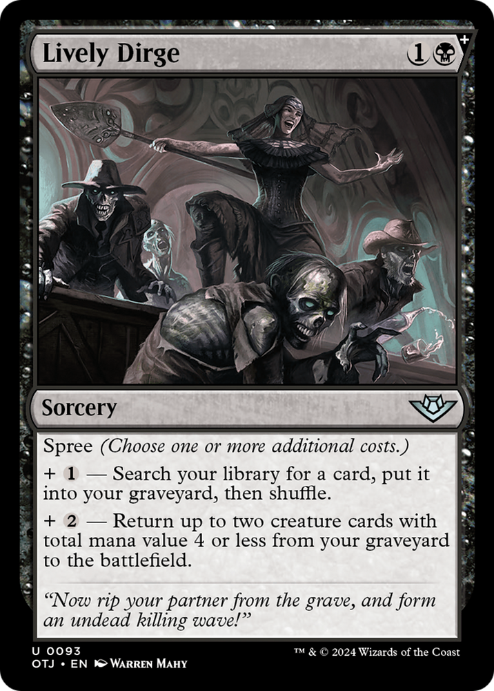 Lively Dirge [Outlaws of Thunder Junction] - PokeCharles PokeStore