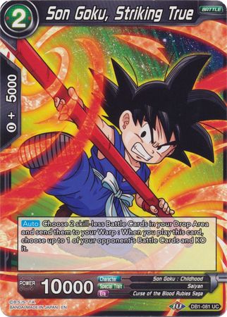 Son Goku, Striking True (DB1-081) [Dragon Brawl] - PokeCharles PokeStore