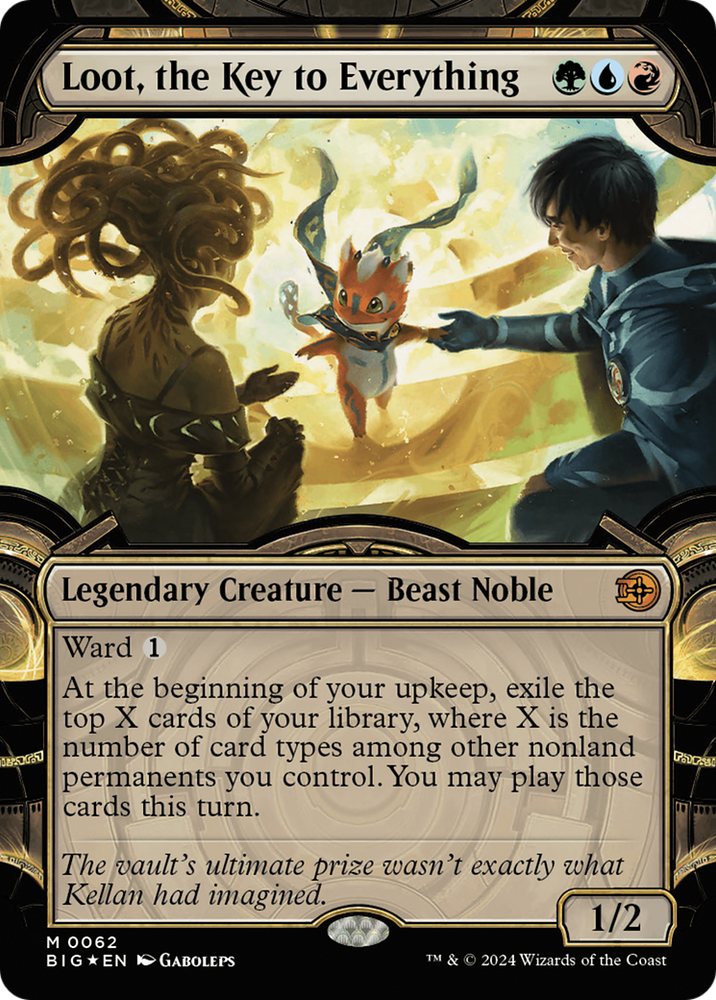 Loot, the Key to Everything (Showcase) (Raised Foil) [Outlaws of Thunder Junction: The Big Score] - PokeCharles PokeStore