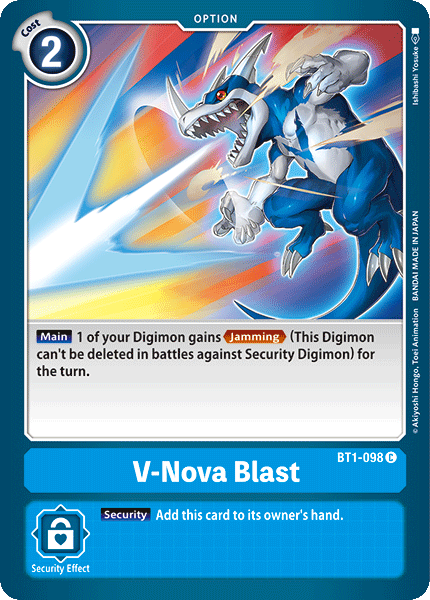 V-Nova Blast [BT1-098] [Release Special Booster Ver.1.0] - PokeCharles PokeStore