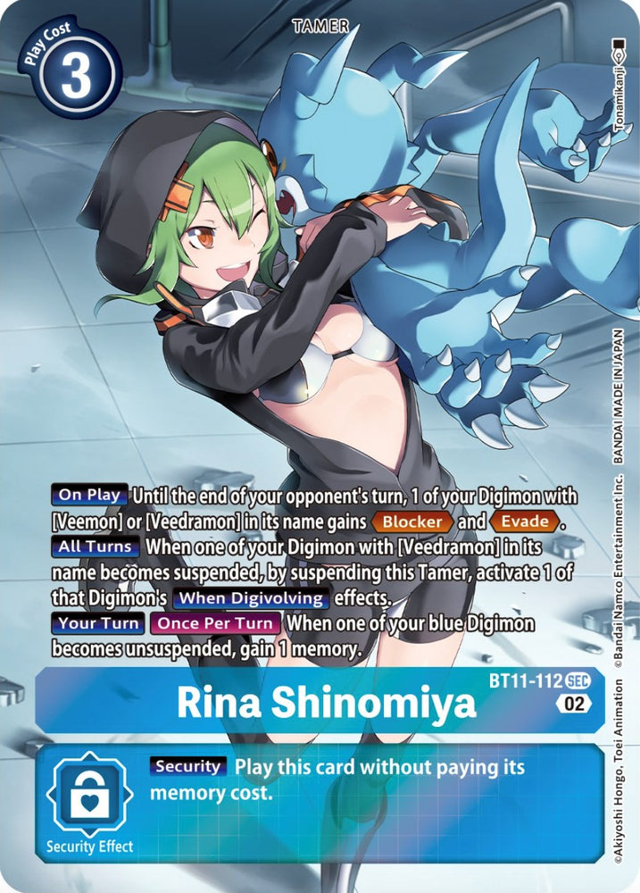 Rina Shinomiya [BT11-112] (Alternate Art) [Dimensional Phase] - PokeCharles PokeStore