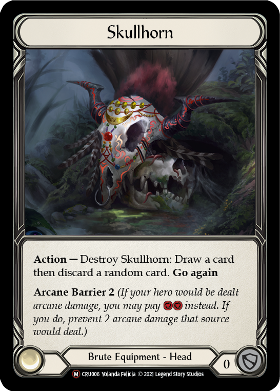 Skullhorn [U-CRU006] (Crucible of War Unlimited)  Unlimited Normal - PokeCharles PokeStore