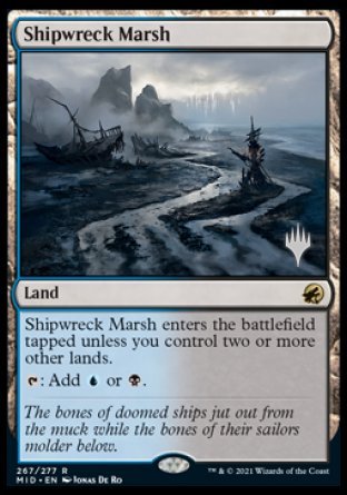 Shipwreck Marsh (Promo Pack) [Innistrad: Midnight Hunt Promos] - PokeCharles PokeStore