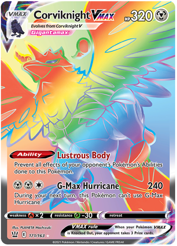 Corviknight VMAX (171/163) [Sword & Shield: Battle Styles] - PokeCharles PokeStore