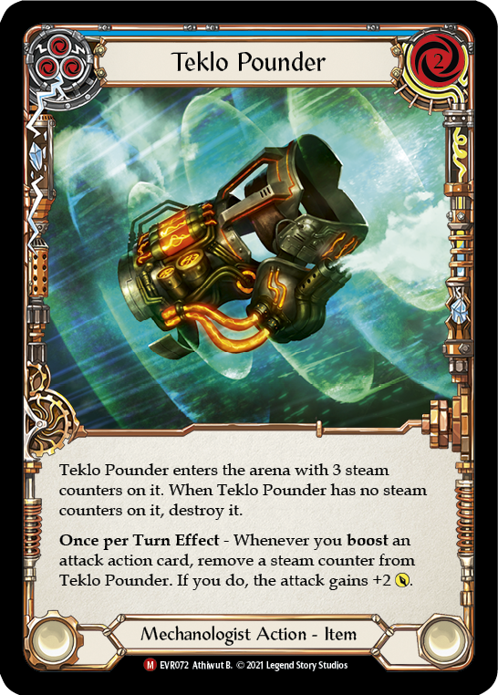 Teklo Pounder [EVR072] (Everfest)  1st Edition Normal - PokeCharles PokeStore
