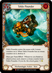Teklo Pounder [EVR072] (Everfest)  1st Edition Rainbow Foil - PokeCharles PokeStore
