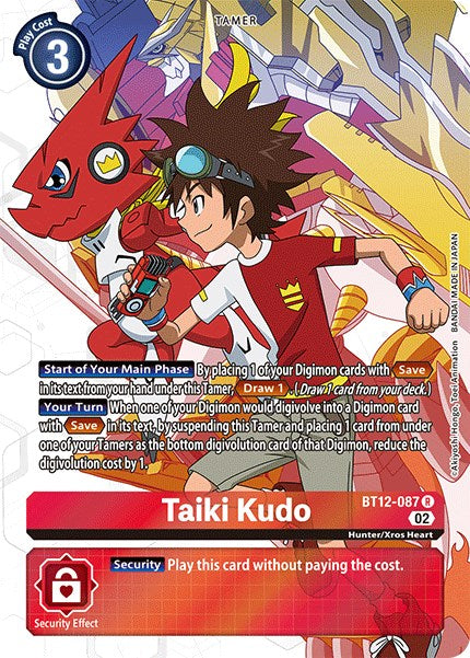 Taiki Kudo [BT12-087] (Alternate Art) [Across Time] - PokeCharles PokeStore