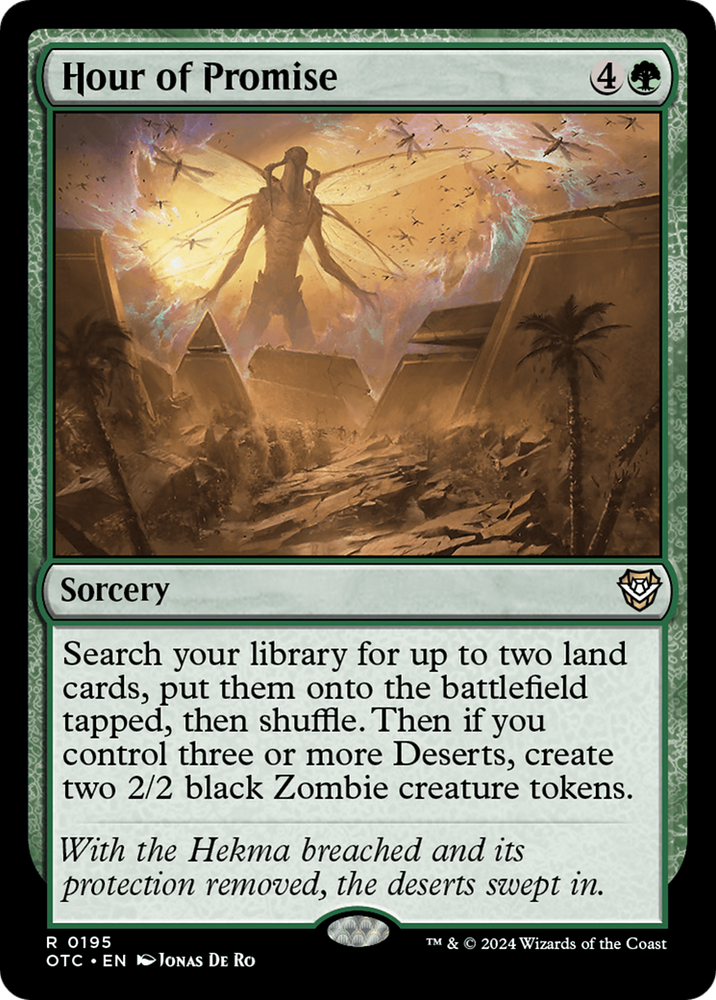 Hour of Promise [Outlaws of Thunder Junction Commander] - PokeCharles PokeStore