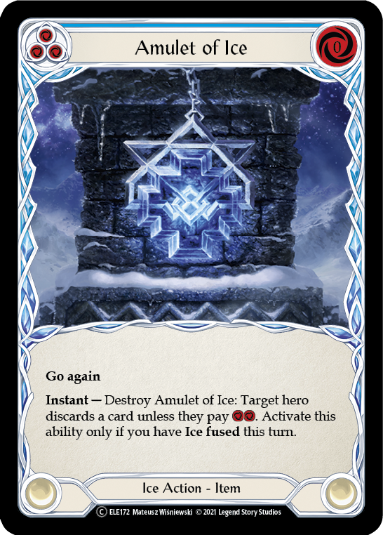 Amulet of Ice [U-ELE172] (Tales of Aria Unlimited)  Unlimited Normal - PokeCharles PokeStore