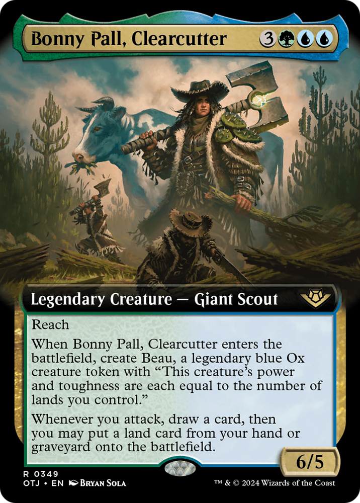 Bonny Pall, Clearcutter (Extended Art) [Outlaws of Thunder Junction] - PokeCharles PokeStore