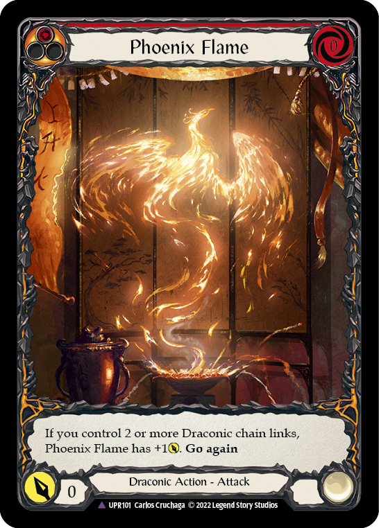 Phoenix Flame (Marvel) [UPR101] (Uprising)  Cold Foil - PokeCharles PokeStore