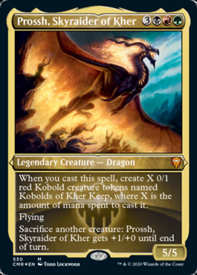 Prossh, Skyraider of Kher (Etched Foil) [Commander Legends] - PokeCharles PokeStore