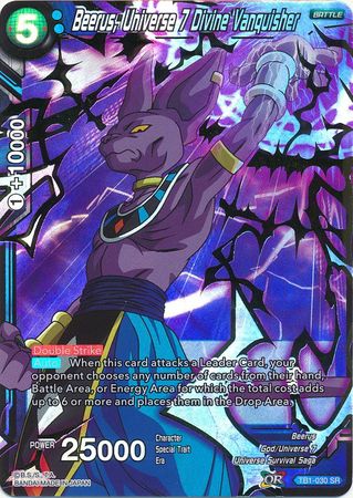 Beerus, Universe 7 Divine Vanquisher (TB1-030) [The Tournament of Power] - PokeCharles PokeStore