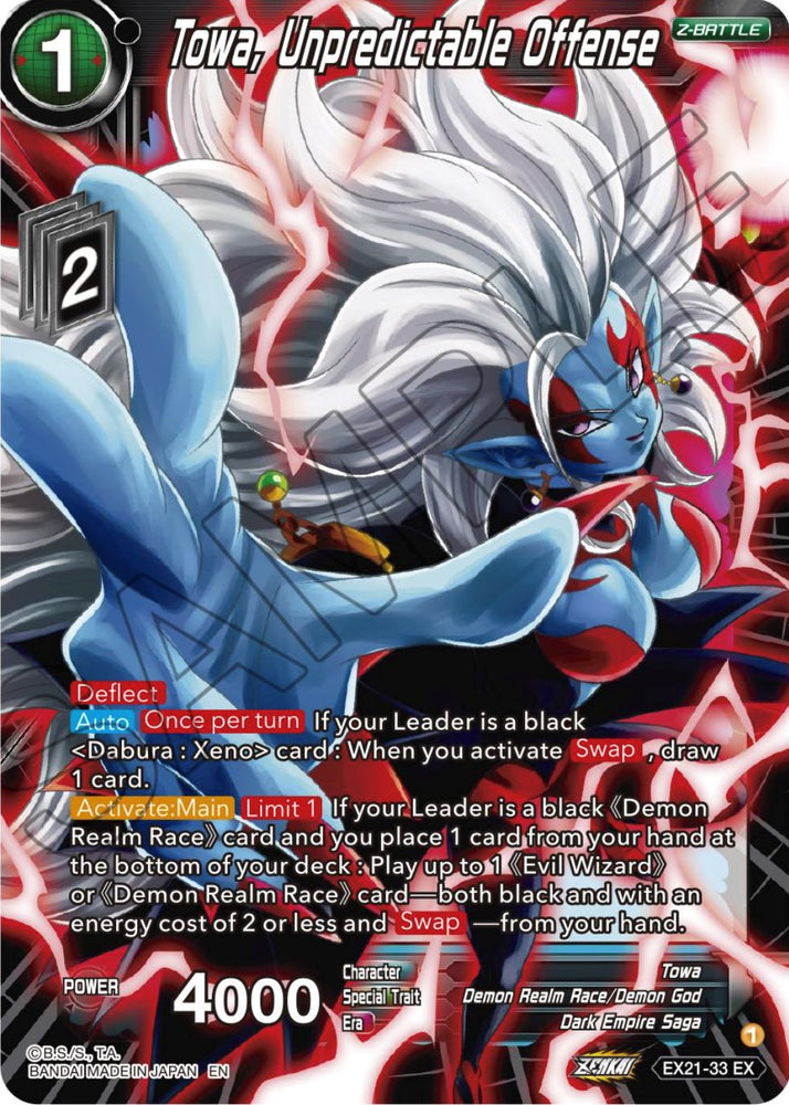 Towa, Unpredictable Offense (EX21-33) [5th Anniversary Set] - PokeCharles PokeStore