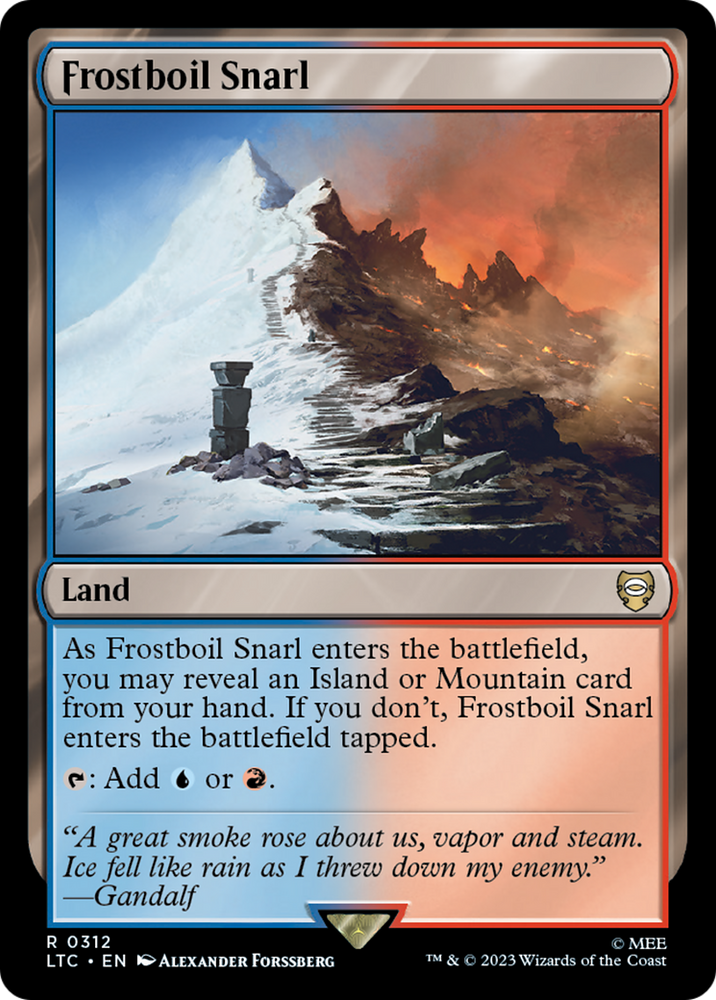 Frostboil Snarl [The Lord of the Rings: Tales of Middle-Earth Commander] - PokeCharles PokeStore