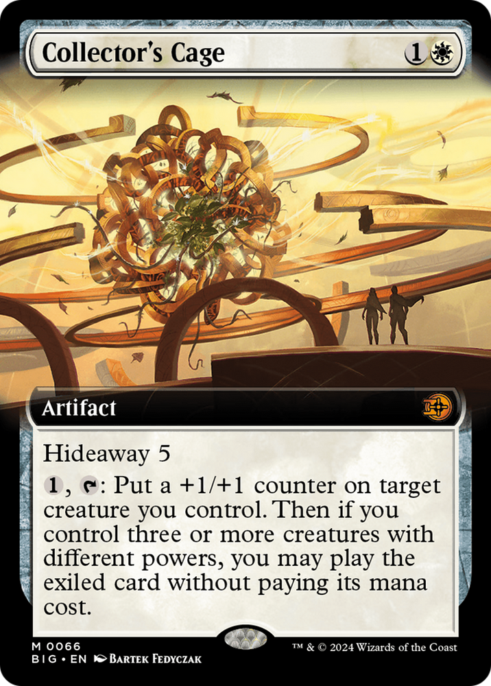 Collector's Cage (Extended Art) [Outlaws of Thunder Junction: The Big Score] - PokeCharles PokeStore