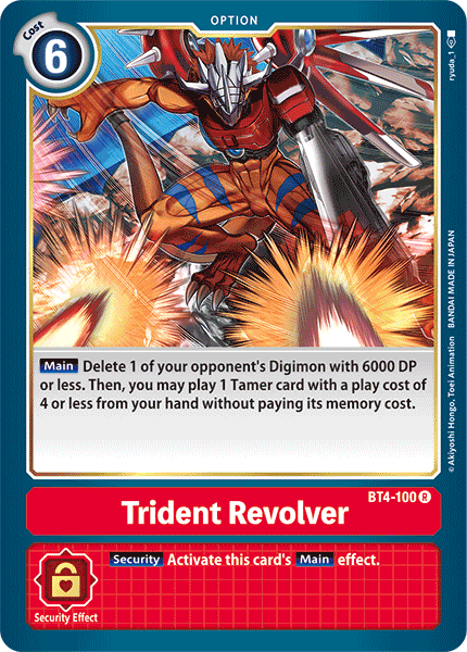Trident Revolver [BT4-100] [Great Legend] - PokeCharles PokeStore