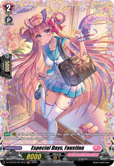Especial Days, Faustina (D-LBT03/FR13EN) [Lyrical Monasterio: Summertime Memories!] - PokeCharles PokeStore