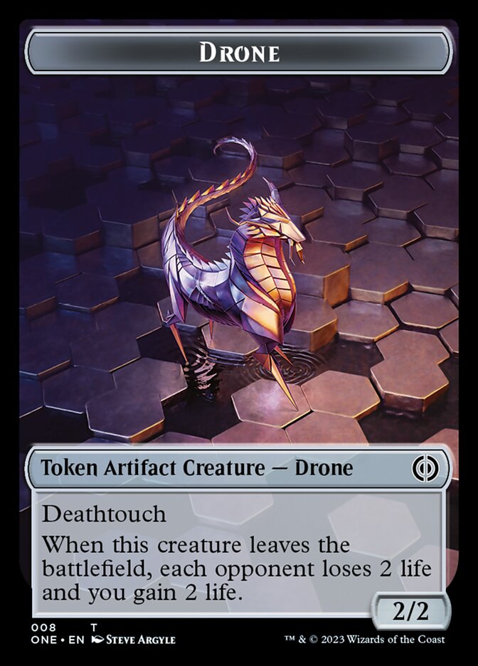 Drone Token [Phyrexia: All Will Be One Tokens] - PokeCharles PokeStore