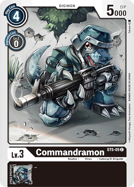 Commandramon [ST5-05] [Starter Deck: Machine Black] - PokeCharles PokeStore