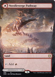 Needleverge Pathway // Pillarverge Pathway (Borderless Alternate Art) [Zendikar Rising] - PokeCharles PokeStore