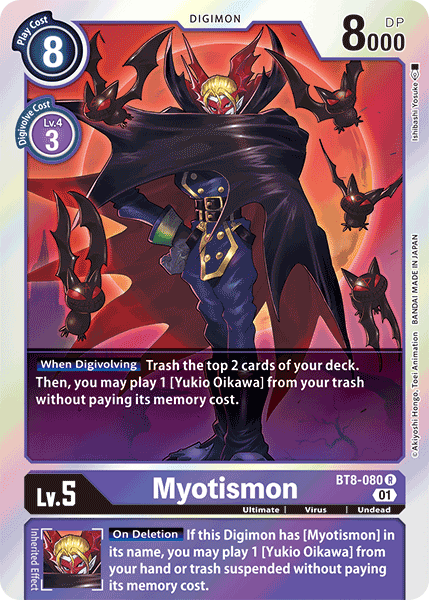 Myotismon [BT8-080] [New Awakening] - PokeCharles PokeStore