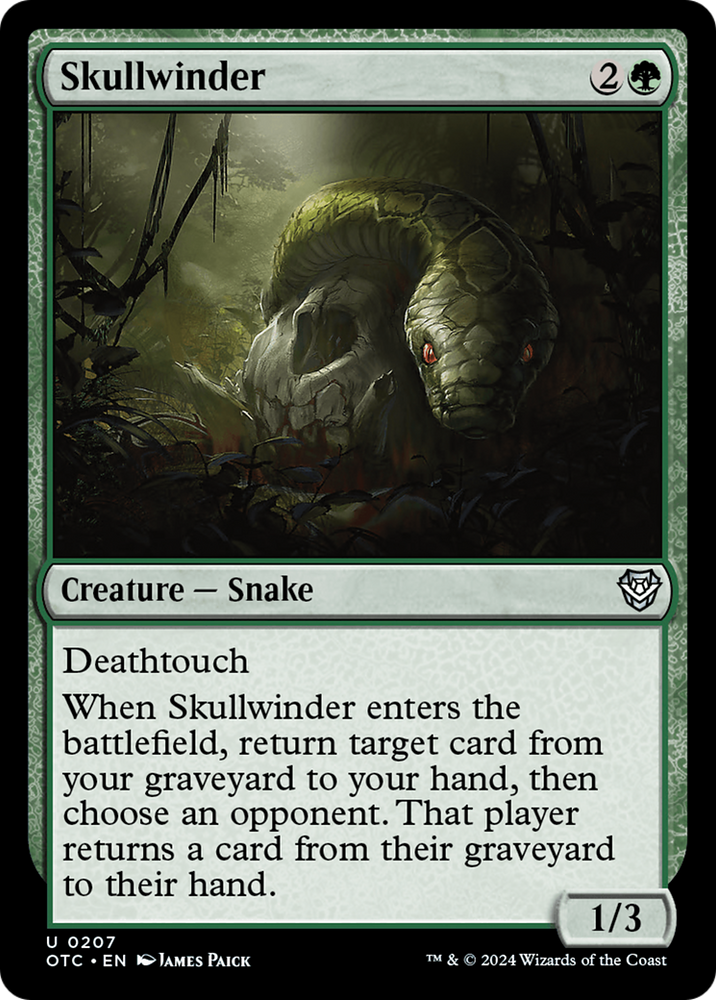 Skullwinder [Outlaws of Thunder Junction Commander] - PokeCharles PokeStore