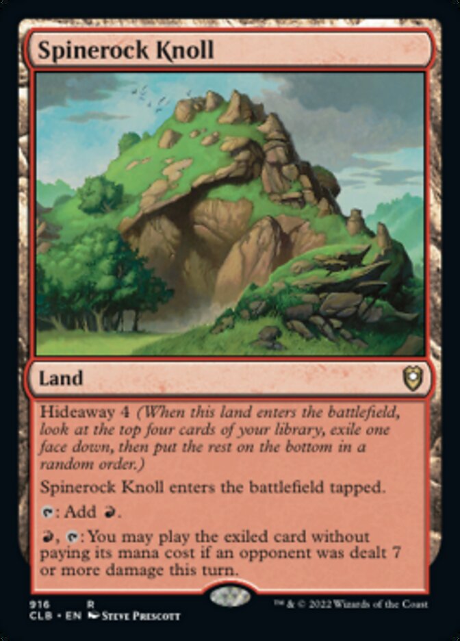 Spinerock Knoll [Commander Legends: Battle for Baldur's Gate] - PokeCharles PokeStore
