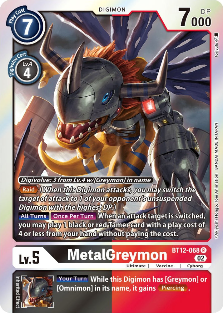 MetalGreymon [BT12-068] [Across Time] - PokeCharles PokeStore