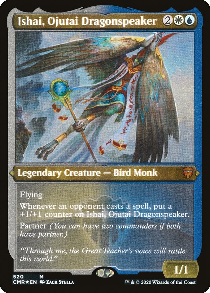 Ishai, Ojutai Dragonspeaker (Etched) [Commander Legends] - PokeCharles PokeStore