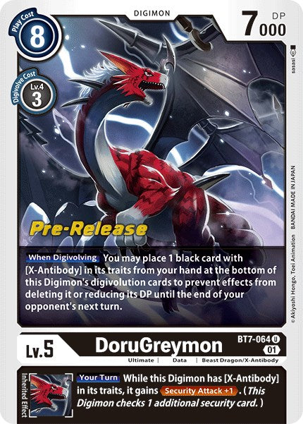 DoruGreymon [BT7-064] [Next Adventure Pre-Release Cards] - PokeCharles PokeStore