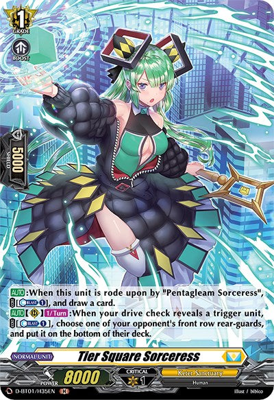 Tier Square Sorceress (D-BT01/H35EN) [Genesis of the Five Greats] - PokeCharles PokeStore