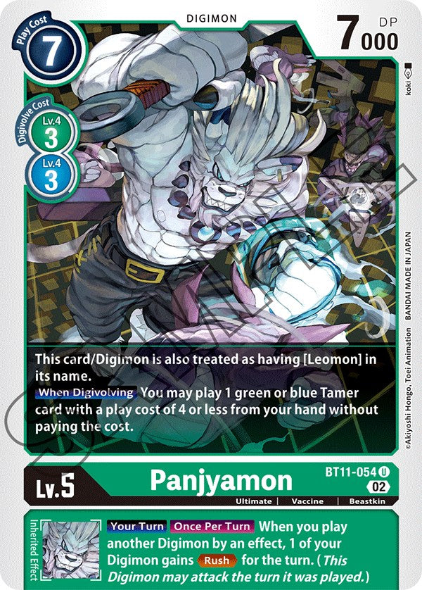 Panjyamon [BT11-054] [Dimensional Phase] - PokeCharles PokeStore