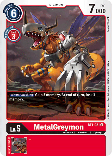 MetalGreymon [BT1-021] [Release Special Booster Ver.1.0] - PokeCharles PokeStore