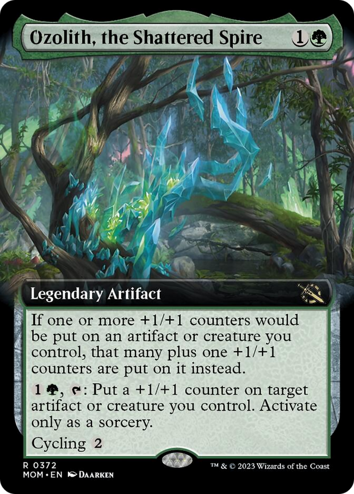 Ozolith, the Shattered Spire (Extended Art) [March of the Machine] - PokeCharles PokeStore