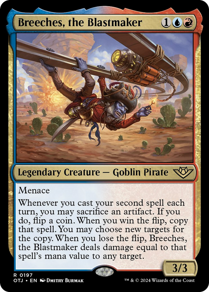 Breeches, the Blastmaker [Outlaws of Thunder Junction] - PokeCharles PokeStore