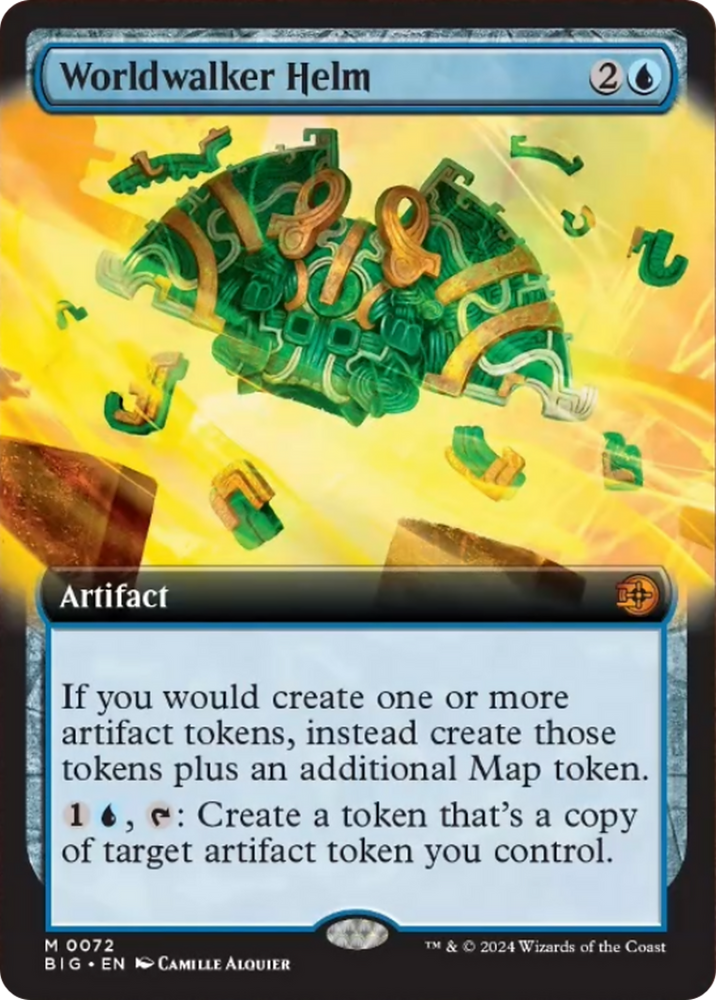 Worldwalker Helm (Extended Art) [Outlaws of Thunder Junction: The Big Score] - PokeCharles PokeStore