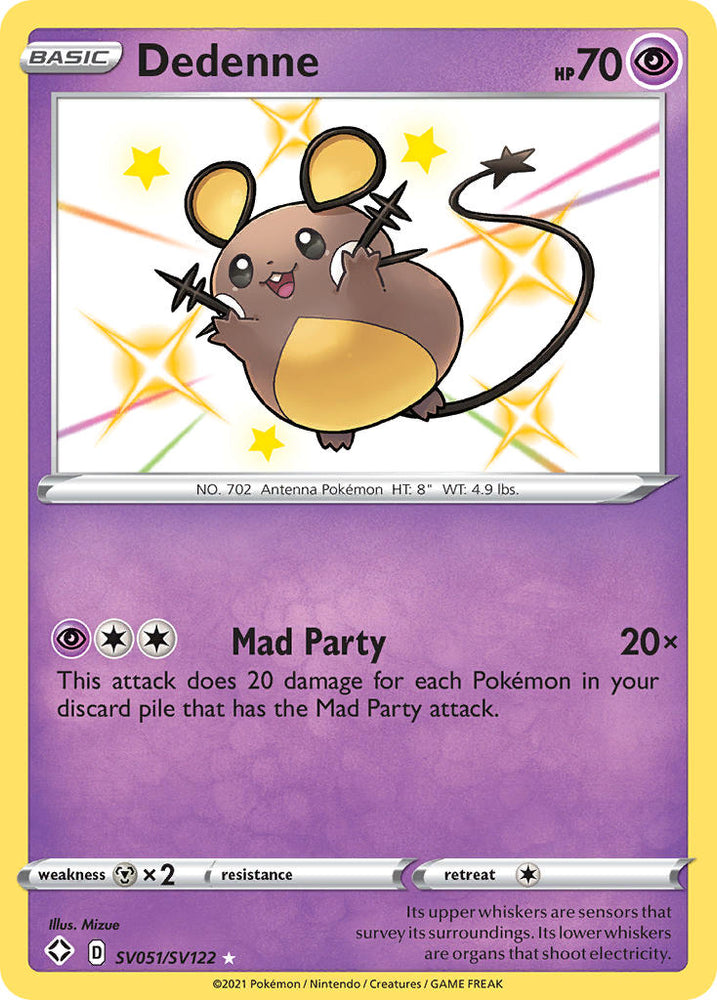 Dedenne (SV051/SV122) [Sword & Shield: Shining Fates] - PokeCharles PokeStore