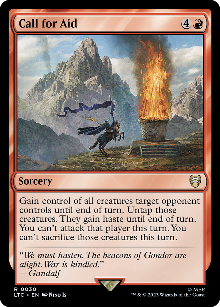 Call for Aid [The Lord of the Rings: Tales of Middle-Earth Commander] - PokeCharles PokeStore