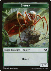 Human Soldier // Spider Double-Sided Token [Theros Beyond Death Tokens] - PokeCharles PokeStore