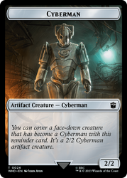 Horse // Cyberman Double-Sided Token [Doctor Who Tokens] - PokeCharles PokeStore
