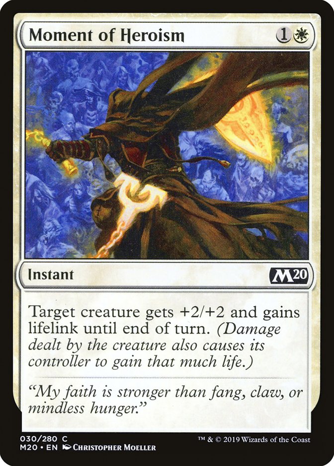 Moment of Heroism [Core Set 2020] - PokeCharles PokeStore