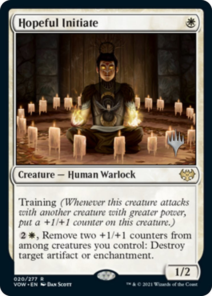 Hopeful Initiate (Promo Pack) [Innistrad: Crimson Vow Promos] - PokeCharles PokeStore