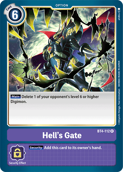 Hell's Gate [BT4-112] [Great Legend] - PokeCharles PokeStore