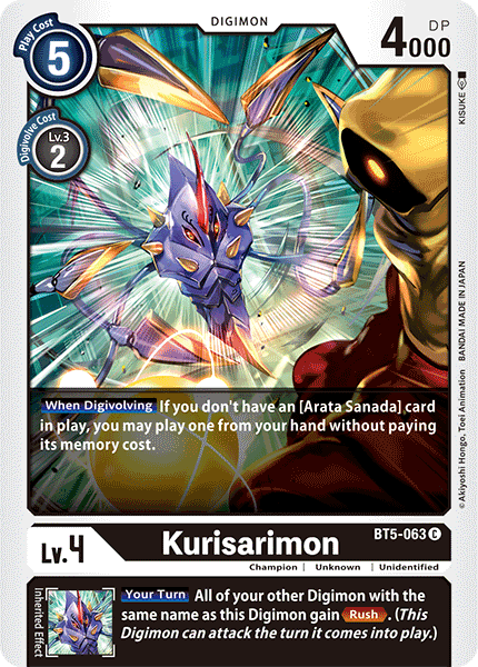 Kurisarimon [BT5-063] [Battle of Omni] - PokeCharles PokeStore