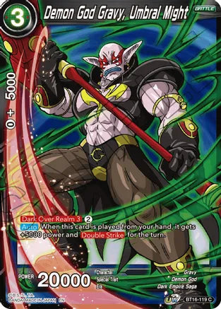 Demon God Gravy, Umbral Might (BT16-119) [Realm of the Gods] - PokeCharles PokeStore