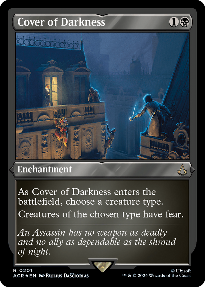 Cover of Darkness (Foil Etched) [Assassin's Creed] - PokeCharles PokeStore