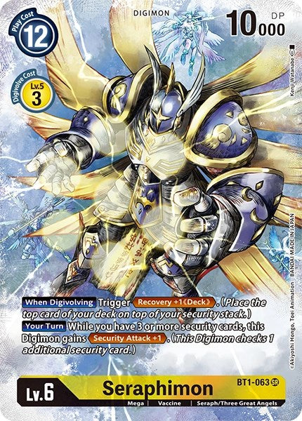 Seraphimon [BT1-063] (Alternate Art) [Dimensional Phase] - PokeCharles PokeStore