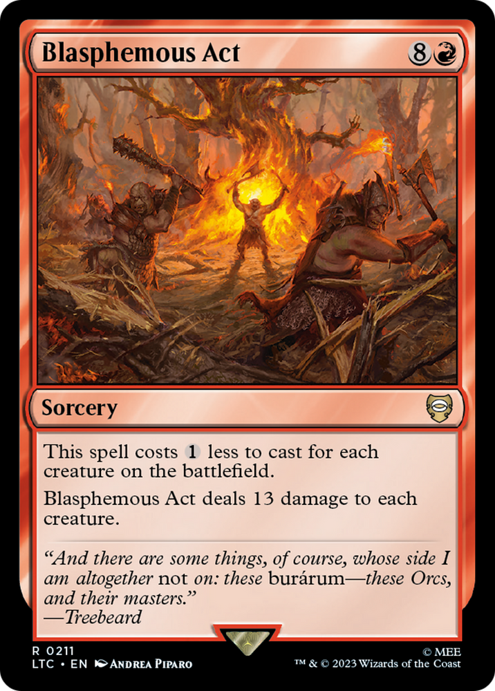 Blasphemous Act [The Lord of the Rings: Tales of Middle-Earth Commander] - PokeCharles PokeStore